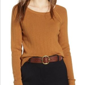 Treasure & Bond Variegated Rib Sweater